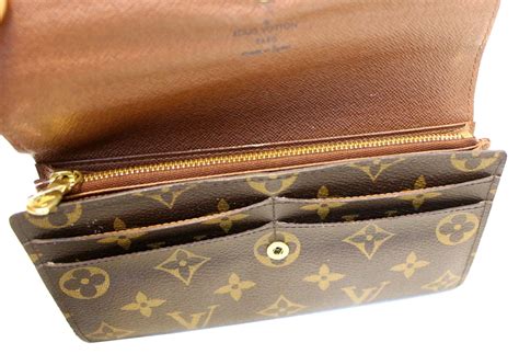 brown checkered lv wallet|louis vuitton sarah wallet.